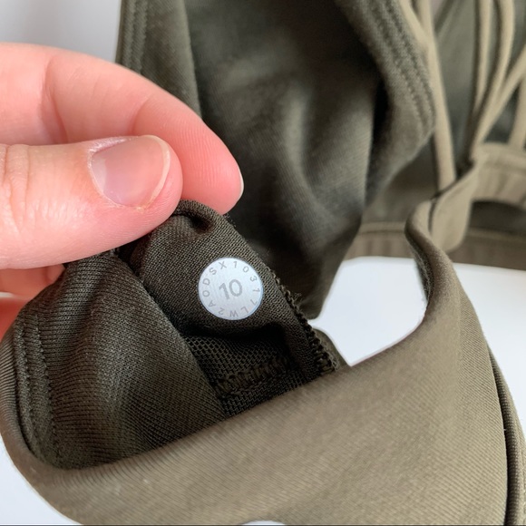 Lululemon Raise The Barre Bra Sports Bra Large 10 - Picture 8 of 9